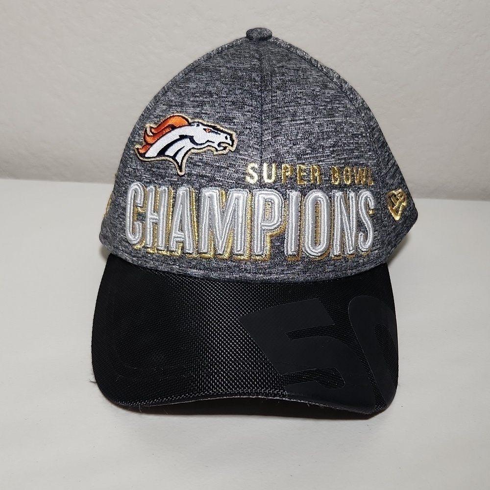 Denver Broncos Hat New Era Cap Mens Super Bowl Champions Football